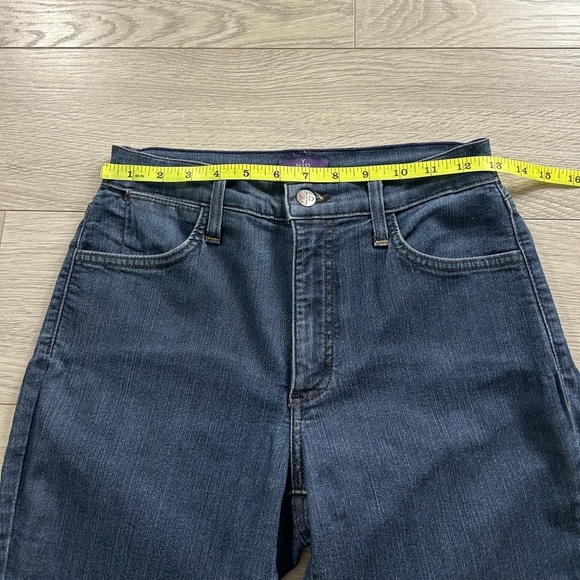 NYDJ Medium Wash Straight Leg High Rise Jeans - Picture 8 of 10